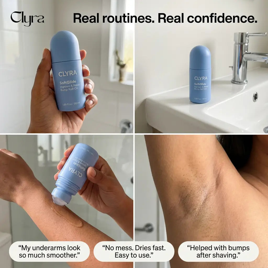 Clyra SoftGlide | Smoothing Solution Ingrown Hair Treatment