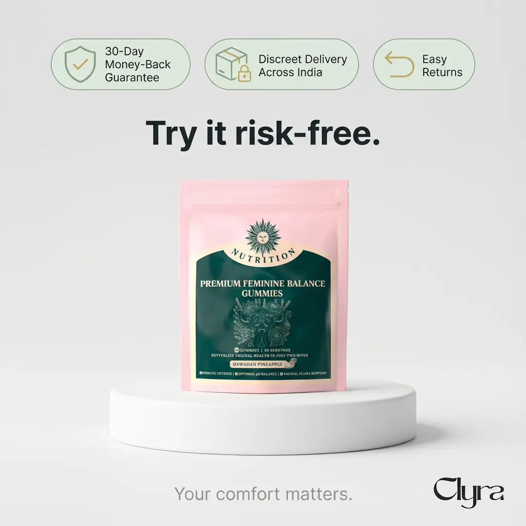 CLYRA V-Balance Gummies | Fresher Days, Balanced pH - In Tasty Daily Gummies