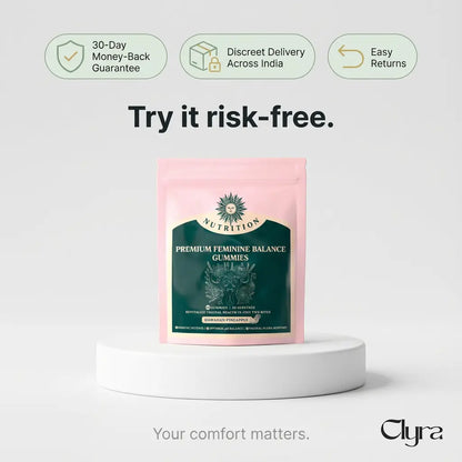 CLYRA V-Balance Gummies | Fresher Days, Balanced pH - In Tasty Daily Gummies