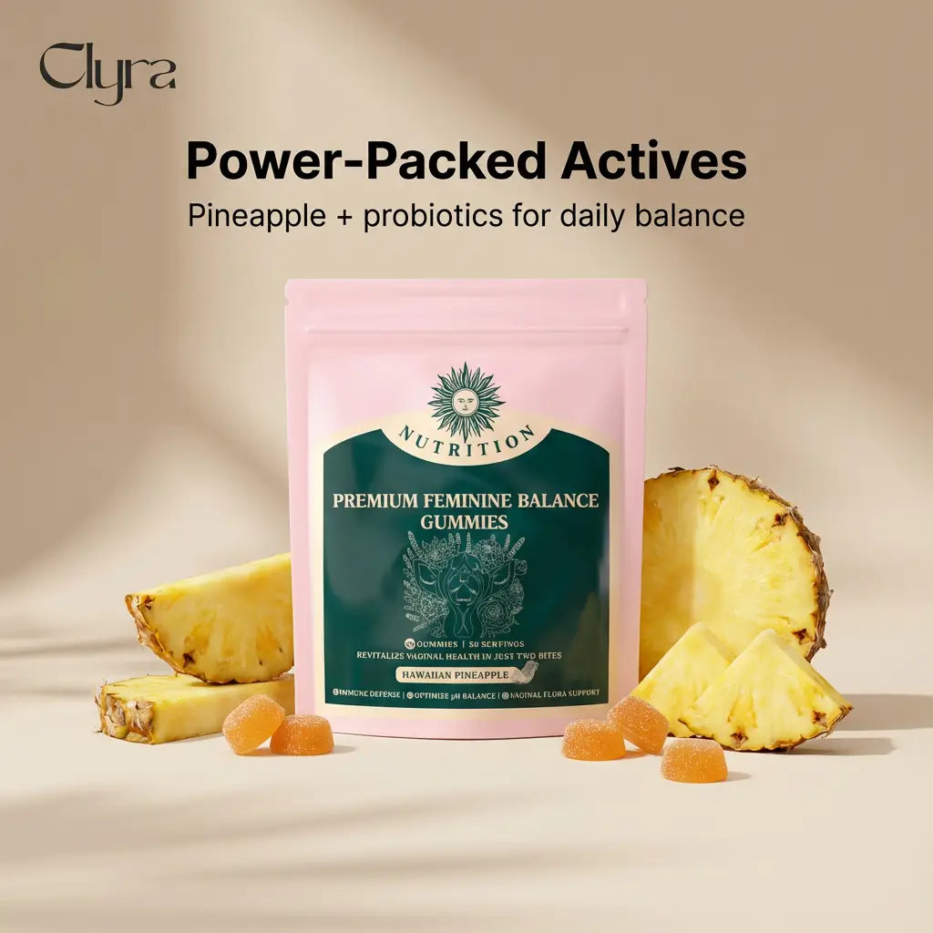 CLYRA V-Balance Gummies | Fresher Days, Balanced pH - In Tasty Daily Gummies