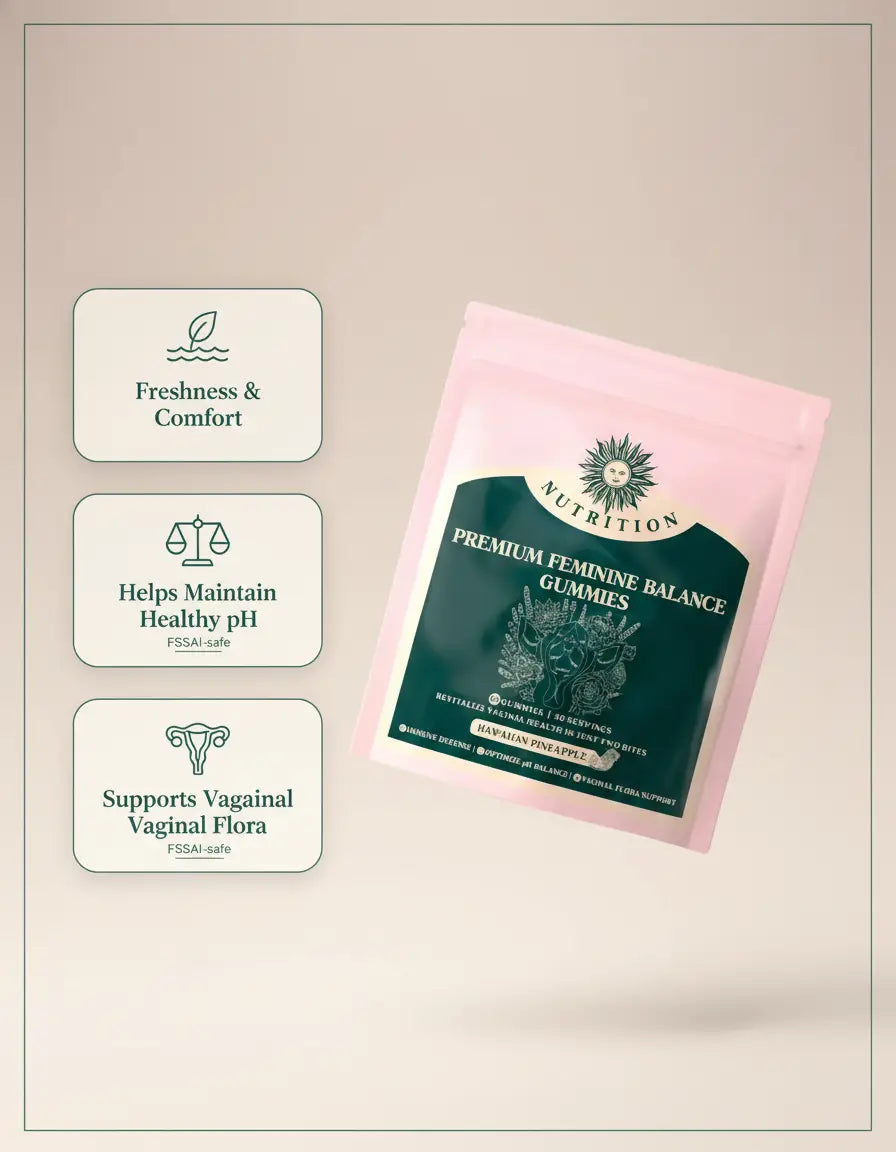 CLYRA V-Balance Gummies | Fresher Days, Balanced pH - In Tasty Daily Gummies