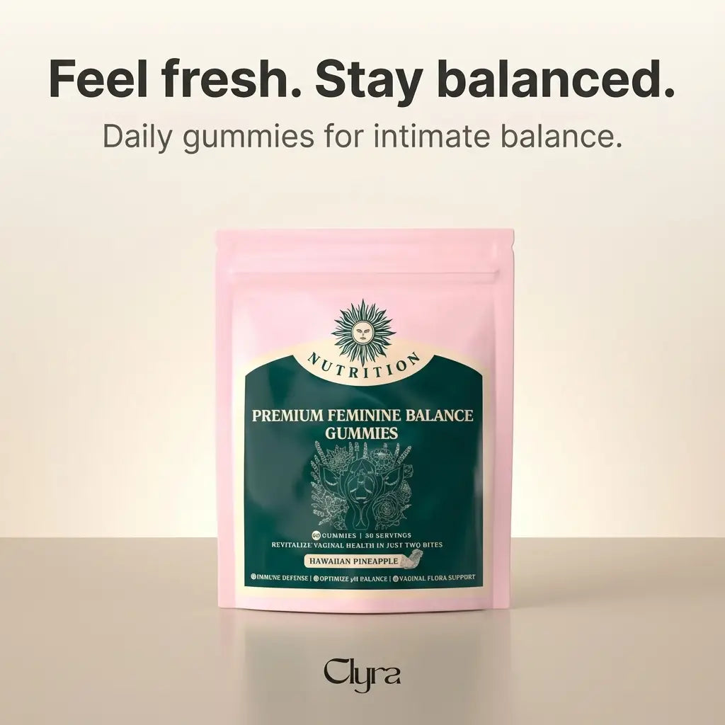 CLYRA V-Balance Gummies | Fresher Days, Balanced pH - In Tasty Daily Gummies