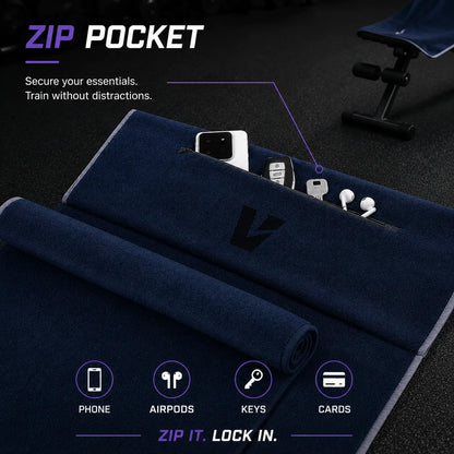 VLOCK™ | The Stay-Put Gym Towel