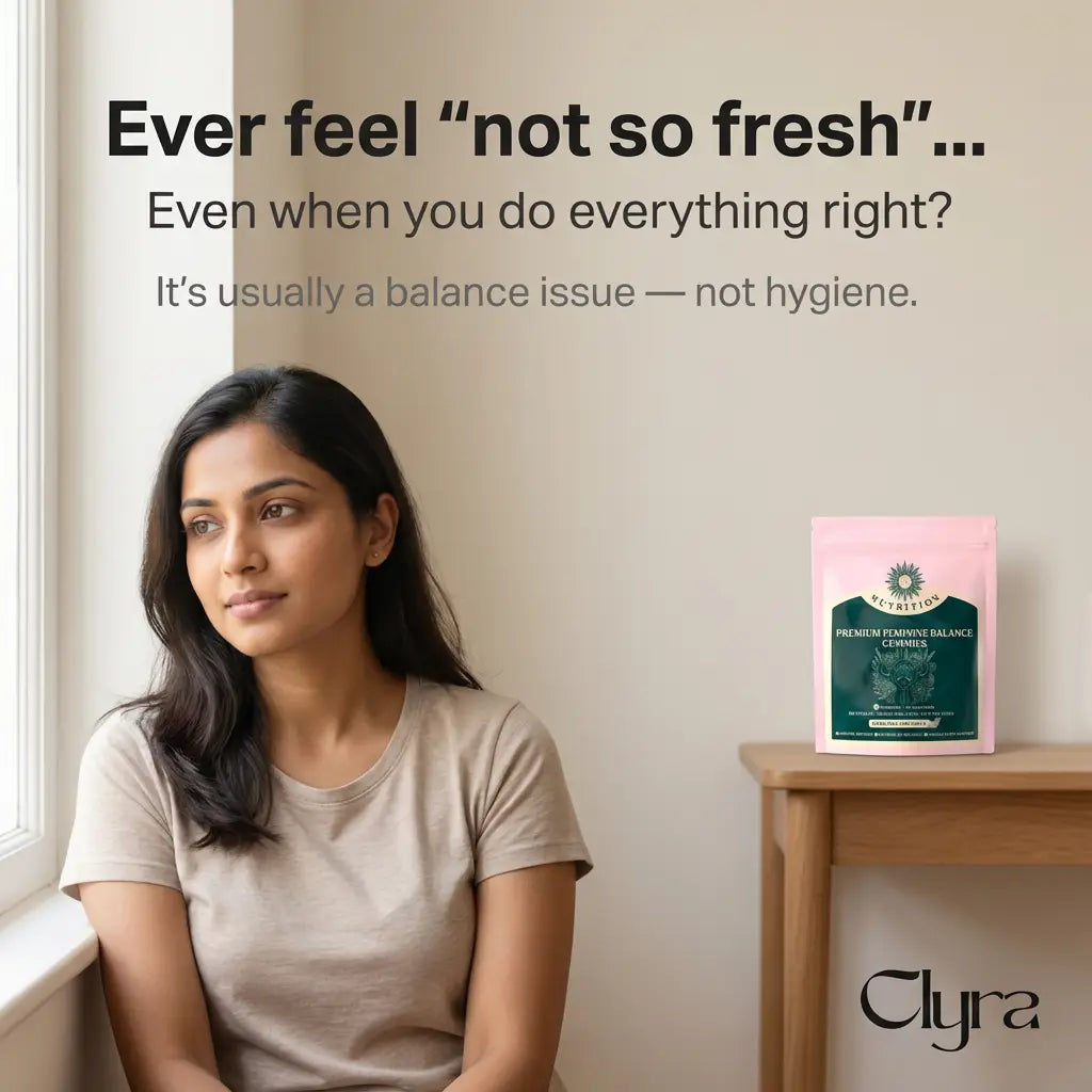 CLYRA V-Balance Gummies | Fresher Days, Balanced pH - In Tasty Daily Gummies