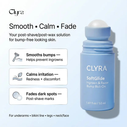 Clyra SoftGlide | Smoothing Solution Ingrown Hair Treatment