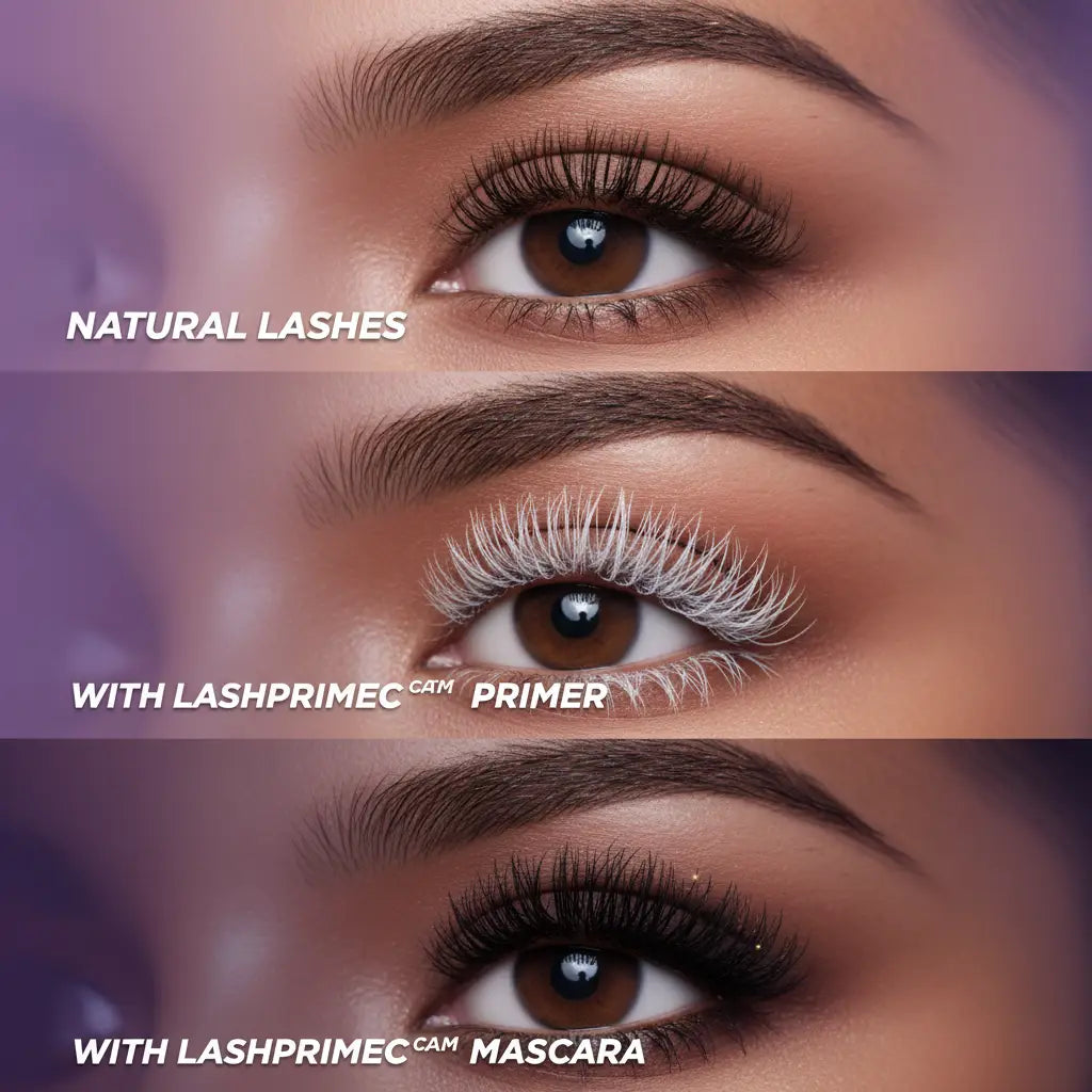 Clyra LashPrimeca™ Duo | Tubing Lash Primer + Defining Mascara - Smudge-Proof Length & Lift System