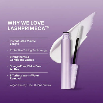 Clyra LashPrimeca™ Duo | Tubing Lash Primer + Defining Mascara - Smudge-Proof Length & Lift System
