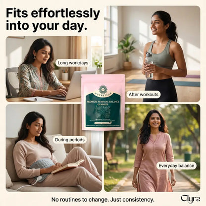 CLYRA V-Balance Gummies | Fresher Days, Balanced pH - In Tasty Daily Gummies