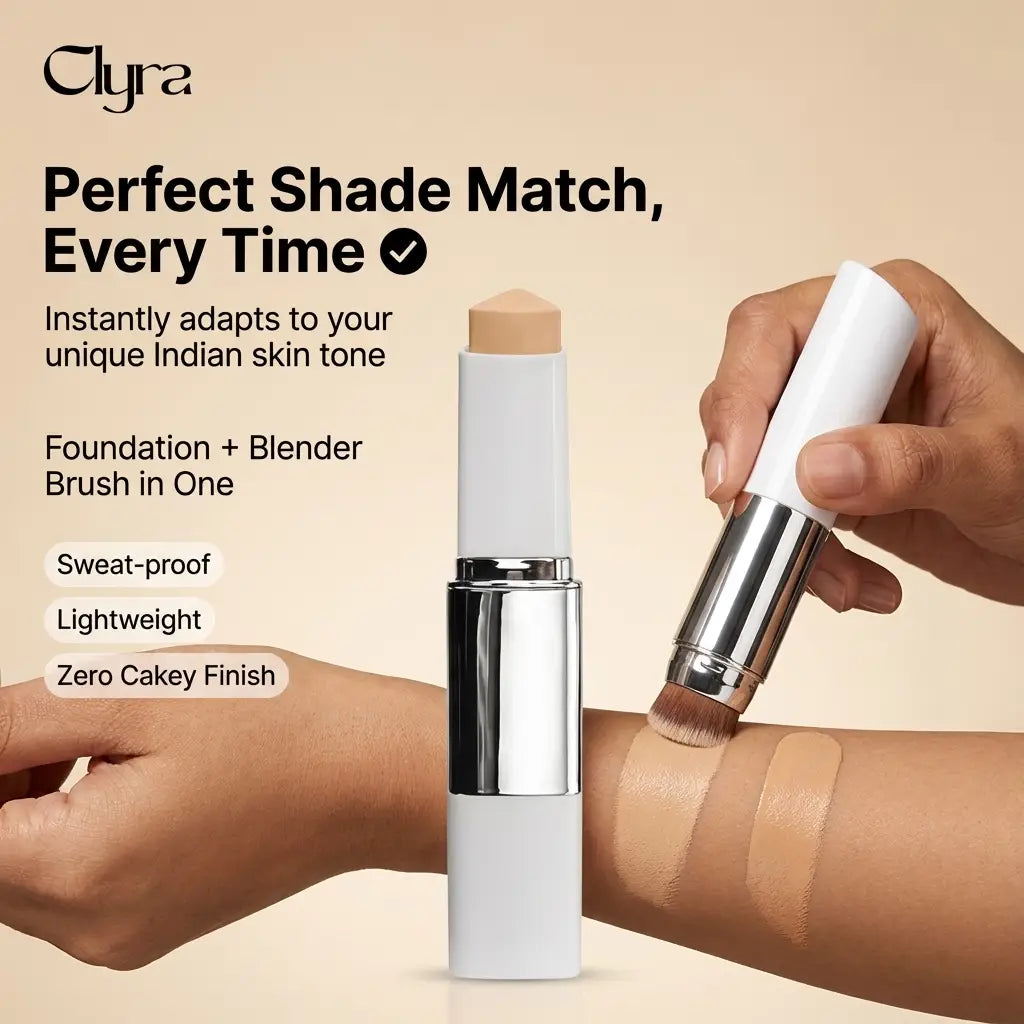 Clyra TrueTone Stick | Skin-matching foundation stick