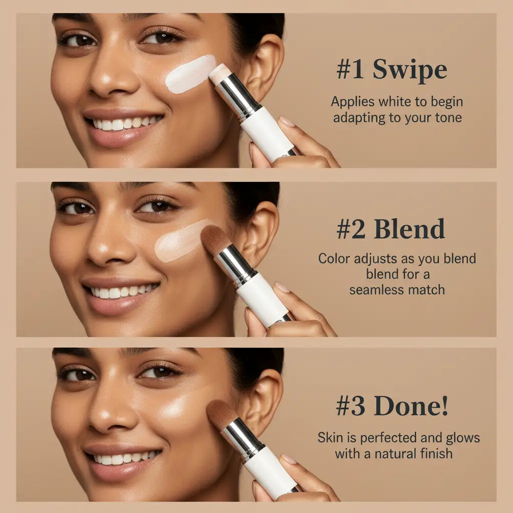 Clyra TrueTone Stick | Skin-matching foundation stick